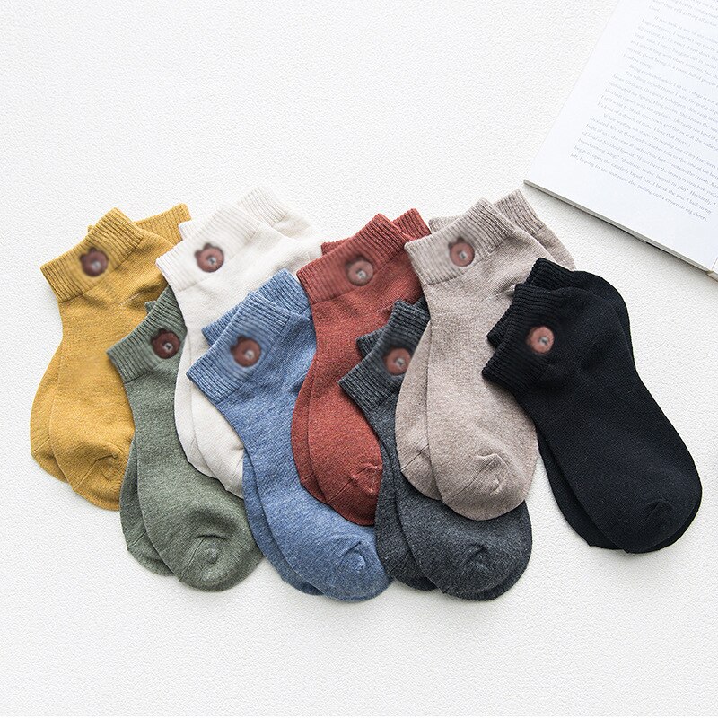 Beer sokken, tien-kleur lage buis polyester casual sport sokken, tien paar pocket sokken