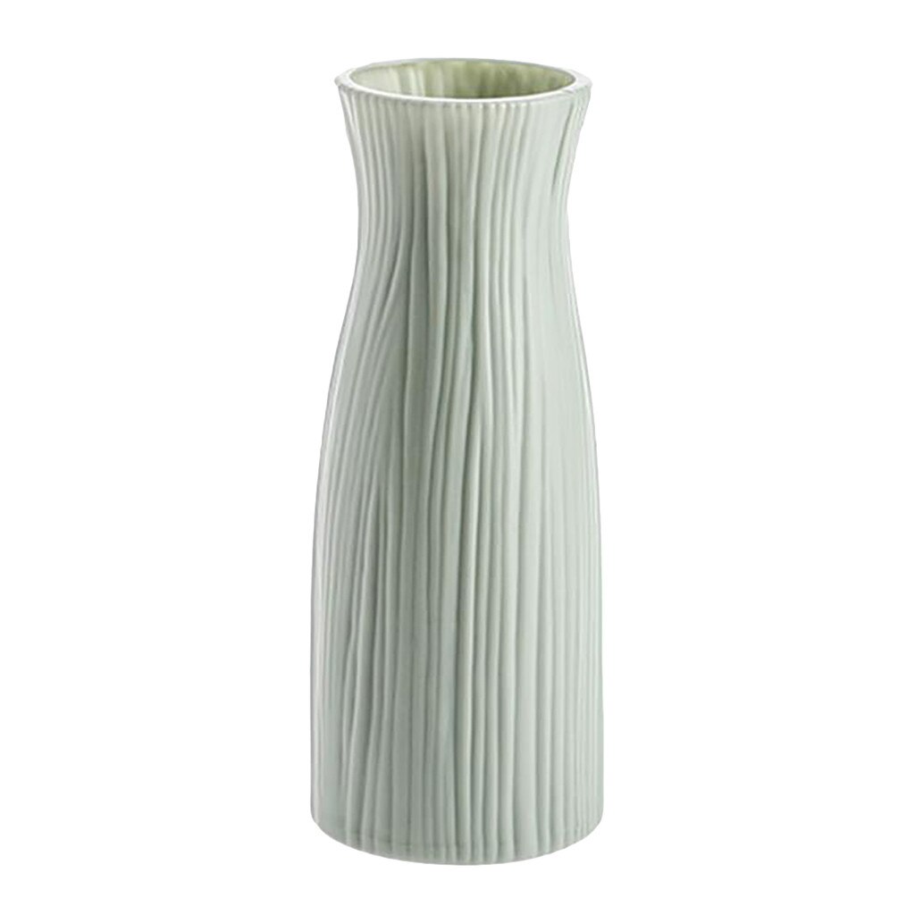 Pot de fleurs incassable en plastique, Vase pour plantes, salle d'étude, décor de mariage à la maison, Vases de décoration pour fleurs