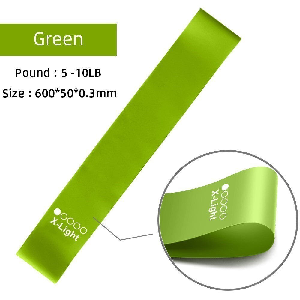 Gym Accessories Resistance Bands Yoga Bodybuilding Sport Equipment Fitness Portable Body Building Sports Entertainment: Green