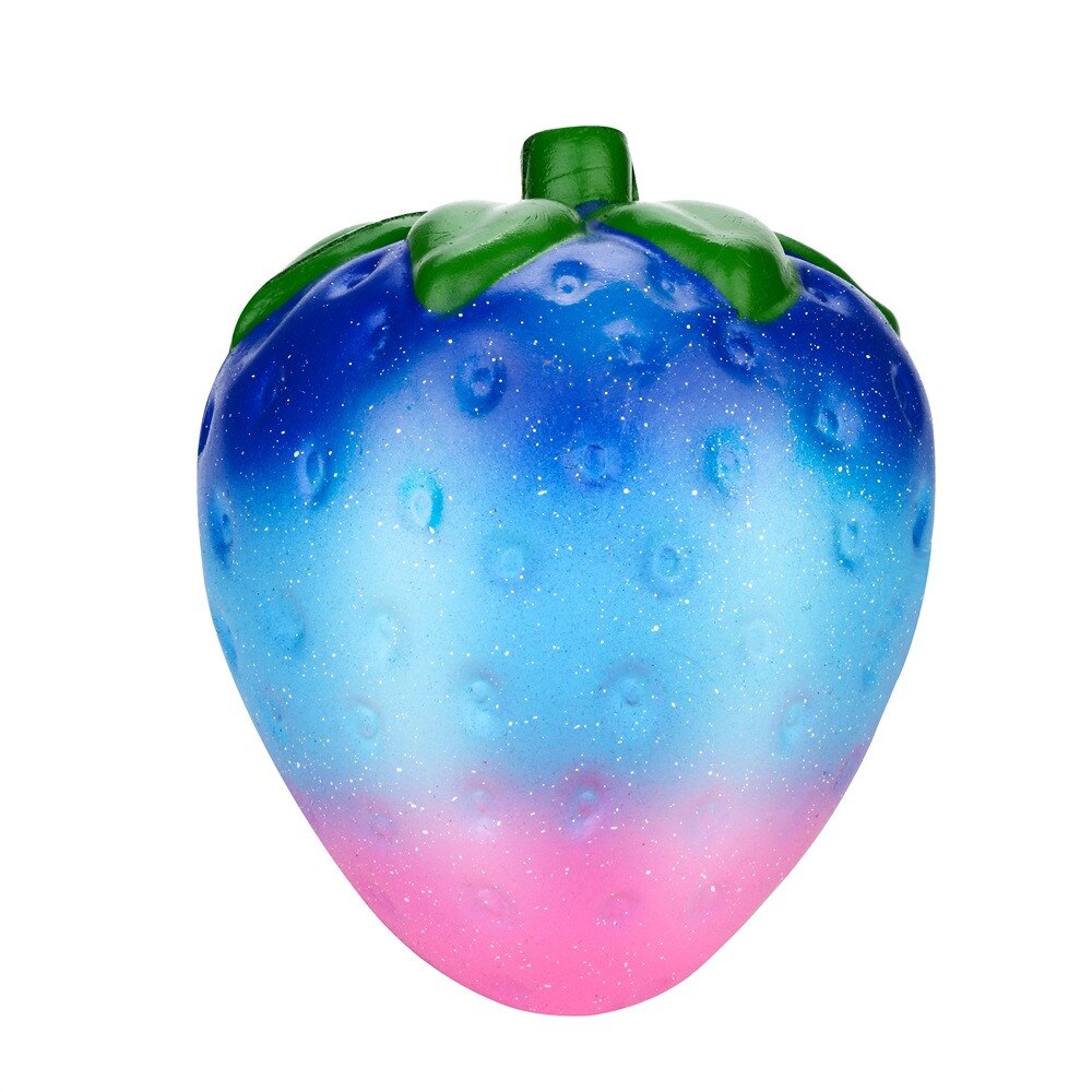 Zappeln Spielzeug 13cm Jumbo Galaxis Erdbeere Duft Squishy Charme Langsam steigend Stressabbau Spielzeug Bunte erdbeeren quetschen Spielzeug: Ursprünglich Titel