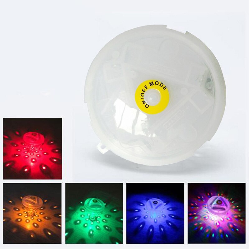 Led flytende undervanns disco lys glød show svømmebasseng badekar spa lampe disco bryllupsfest blinkende lampe