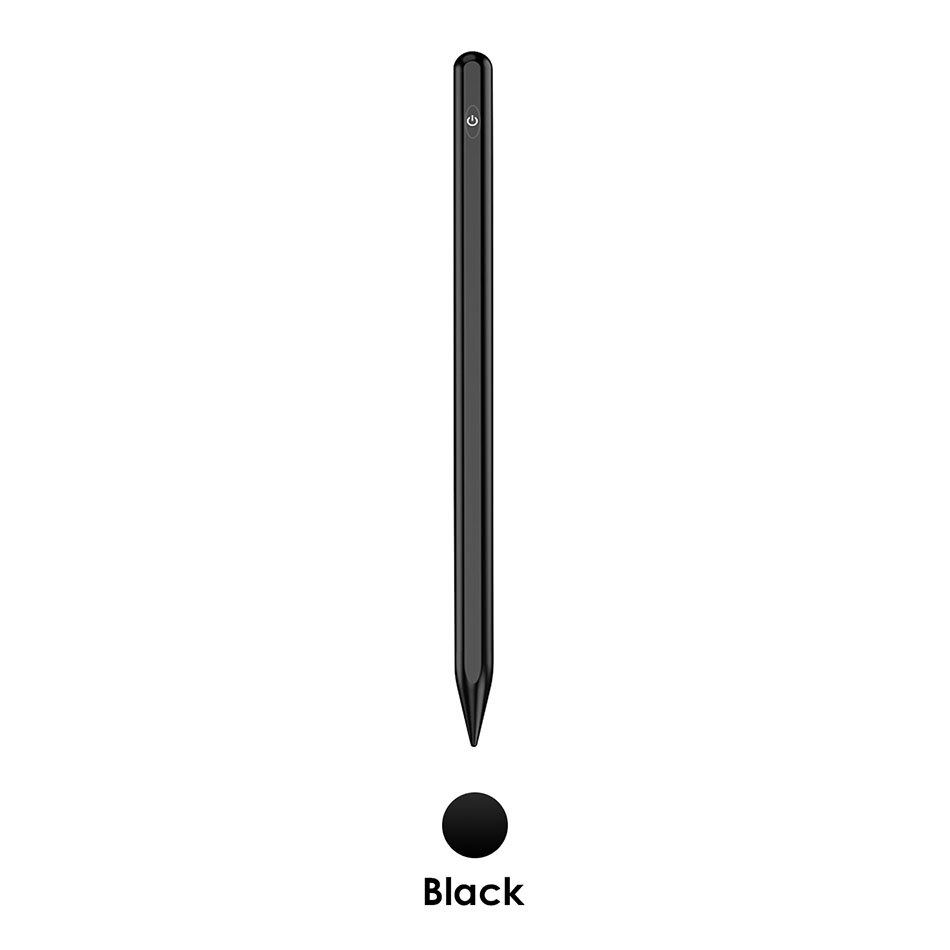 Newest Active Stylus Pen for Apple Pencil with Palm Rejection High Precise Rechargeable Digital Pencil for iPad Pro Air: Black