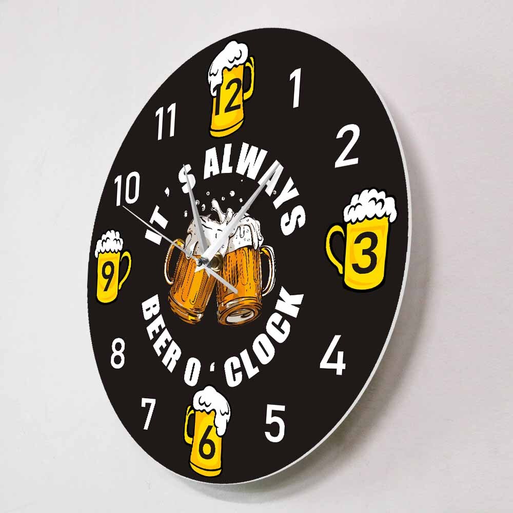 Horloge murale au moderne, enseigne pour Bar, Pub, décor pour amateurs de bière, bière, abreuvoir, Cave