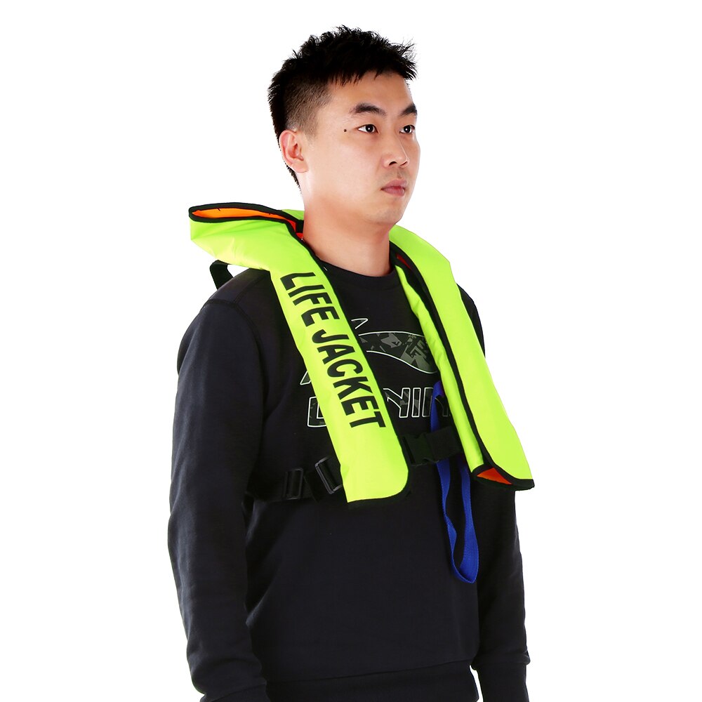 Manual Inflatable Life Jacket Adult Life Vest Water Sports Swiming Fishing Survival Jacket TPU nylon