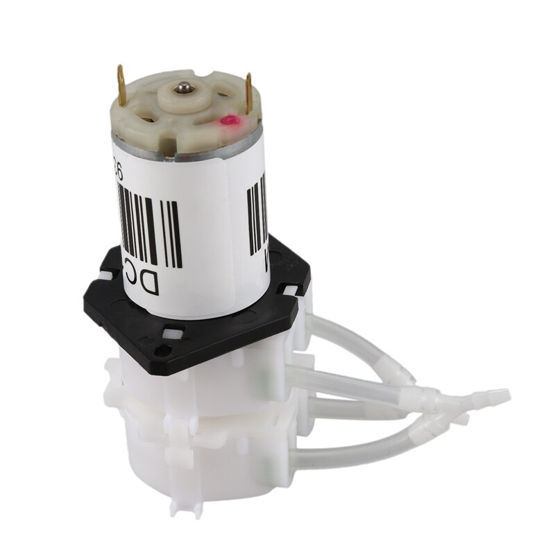 12V Double Head Peristaltic Pump Micro-Large Flow Circulation Pump Pump Quiet Small Pump Self-Priming Pump Hose Pump