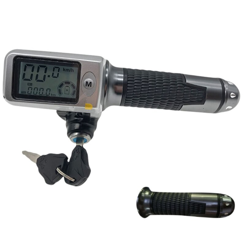 N0HF speedometer/odometer+throttle+LCDdisplay36v48v60v+lock/cruise+battery indicator electric scooter bike MTB tricycle DIY part
