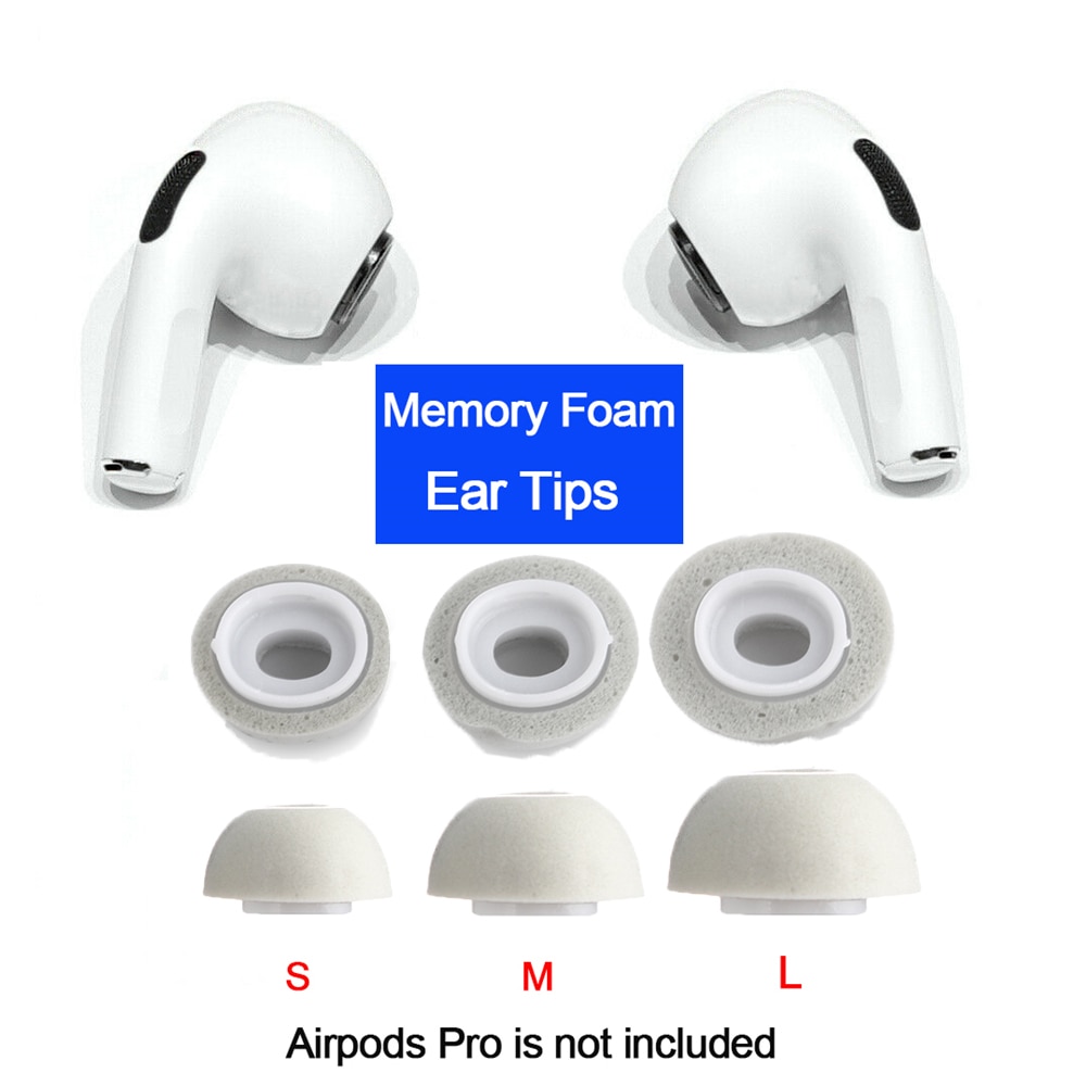 Witte Hotwireless Bluetooth Oordopjes Voor Apple Airpods Pro Vervanging Oortelefoon Air Traagschuim Mouw Oor Tips Accessoires