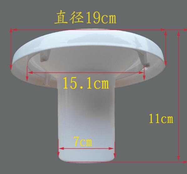 Piezas de dispensador de agua, tapa de asiento inteligente, Conector de botellas, 19cm