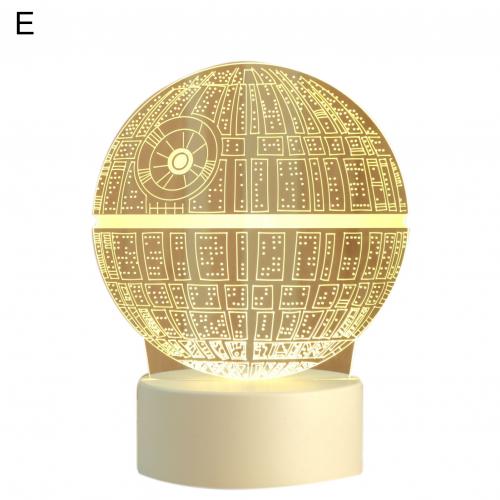 3D Cute Bear/Horse/Boat Acrylic LED Night Light Kids Bedroom Desk Lamp 3D LED Lamp Lamp Night Lights Novelty Lamp: E