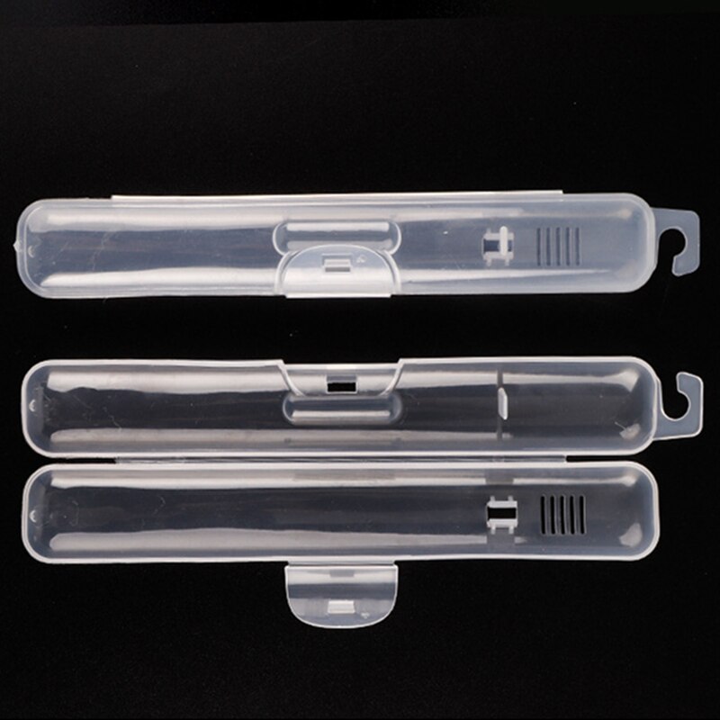 1Pcs Transparent Toothbrush Holder Case Travel Portable Storage Box Practical Container Toothbrush Organizer Bathroom Tools