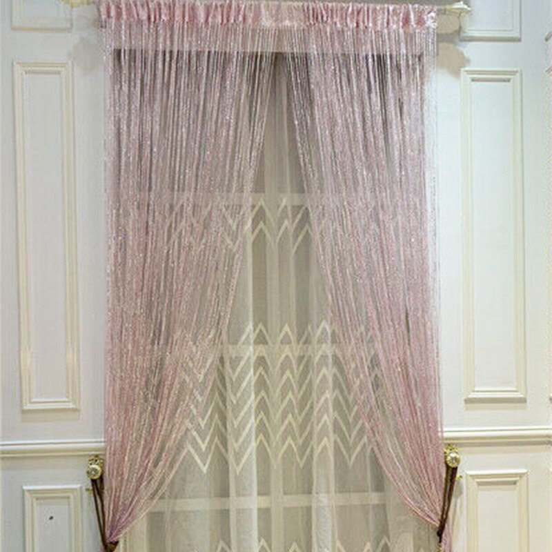 Decorative Door And Window Panel Fly Screen Fringe Room Screen Tassel Panel Beaded Curtains Home Decoration 100X200 Cm