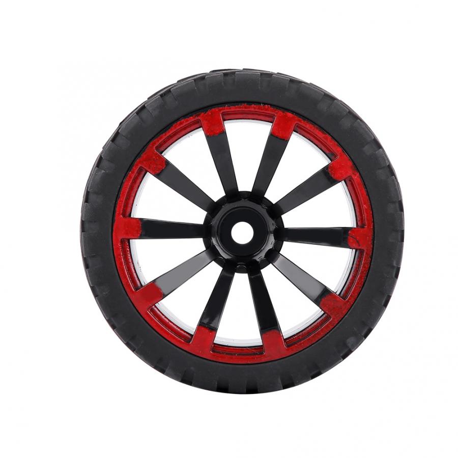 4pcs/set RC Tires High Quaity Rubber Tyre with Plastic Wheel Rim for HSP/Redcat/Exceed/Tamiya/HPI 1/10 RC Crawler Climbing Car