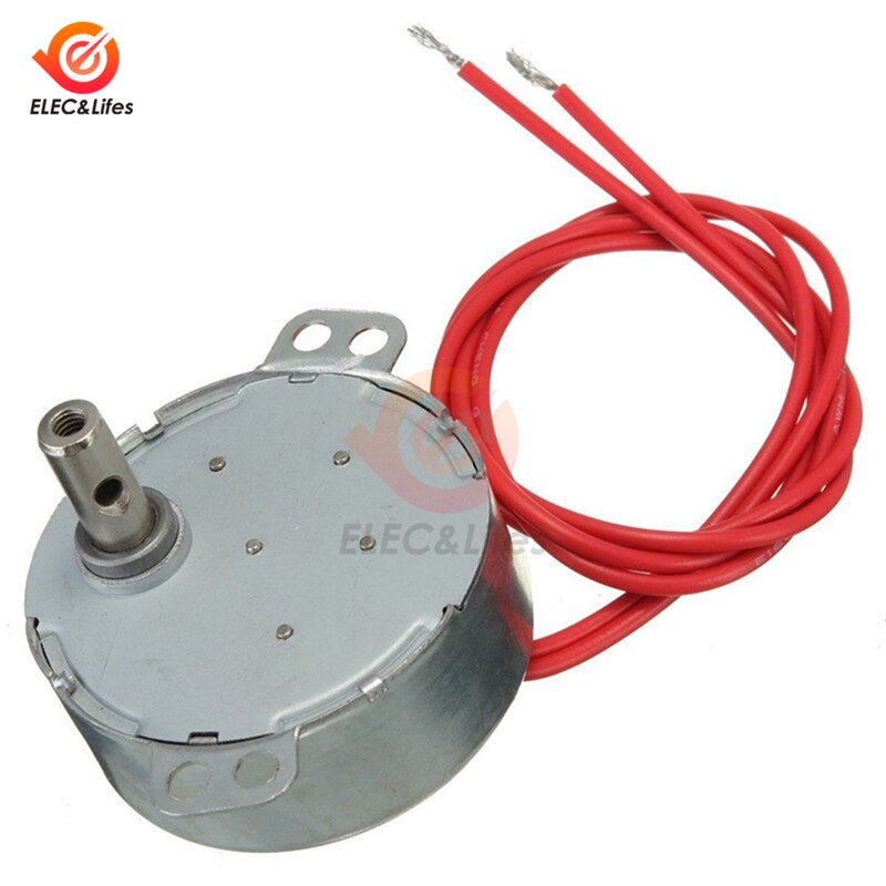 AC 12V AC 220-240V 50/60Hz Synchronous Motor TYC-50 5-6RPM/min Robust Torque CW/CCW motor