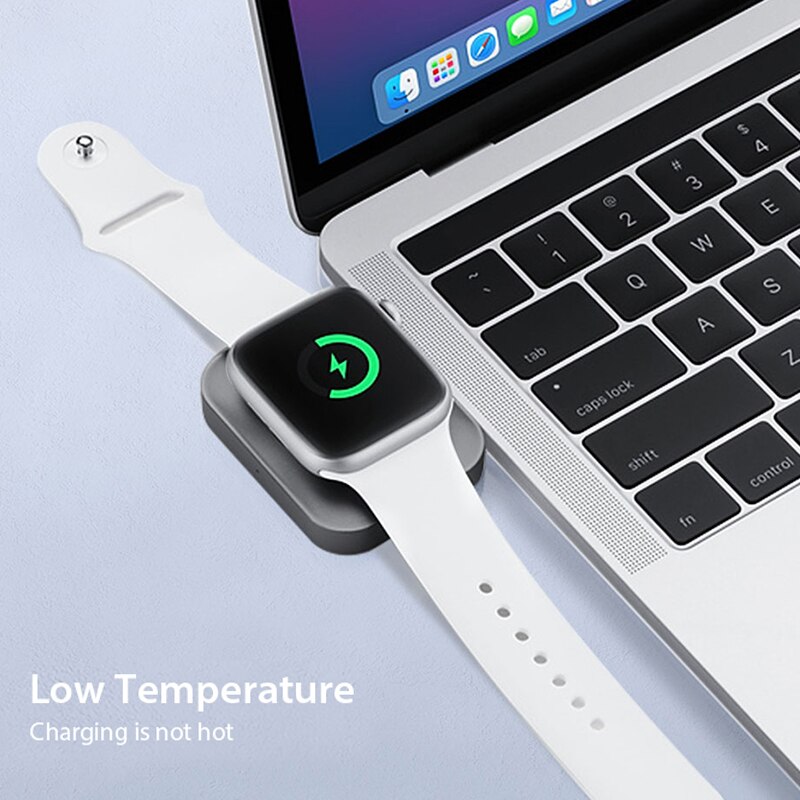 2 in 1 Magnetische Drahtlose Ladegerät für Apfel Uhr iWatch Serie tragbar USB C Ladung Dock für Airpods Luft Schoten Profi 2 Ladegerät