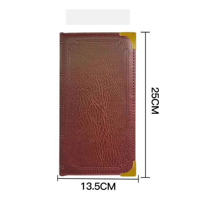 Facture de restaurant, poche de serveur, classeur magnétique: PU ciel