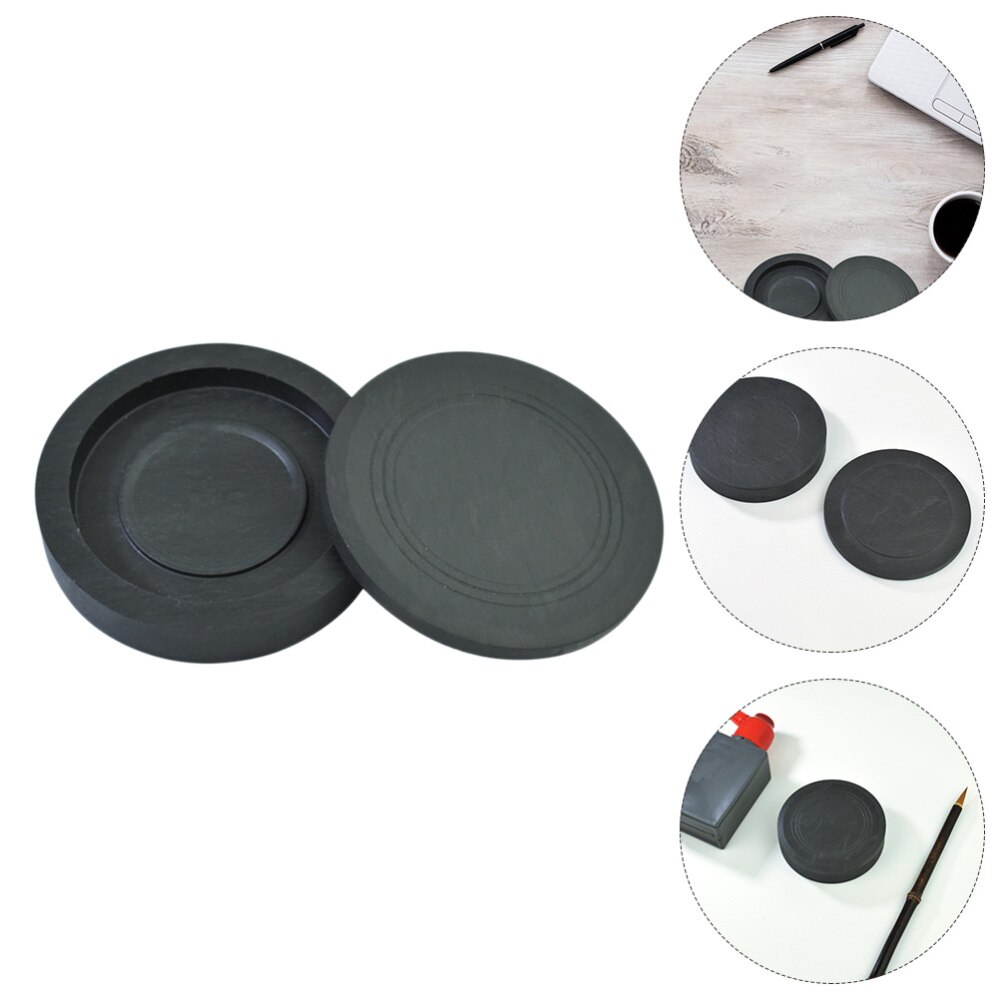 Round Inkstone Traditional Writing Inkstone Painting Inkstone Unique Inkslab