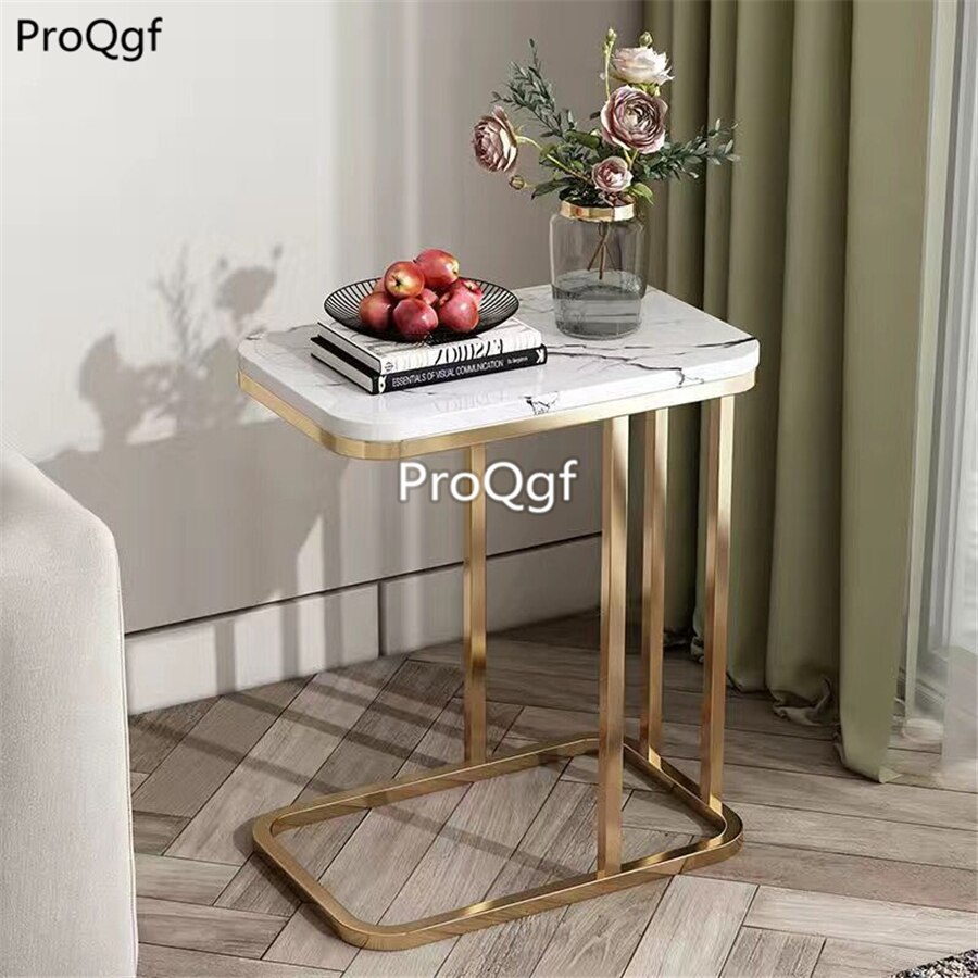 Prodgf 1 Set 58.5*50*30cm Marble Sofa Side Table: 2