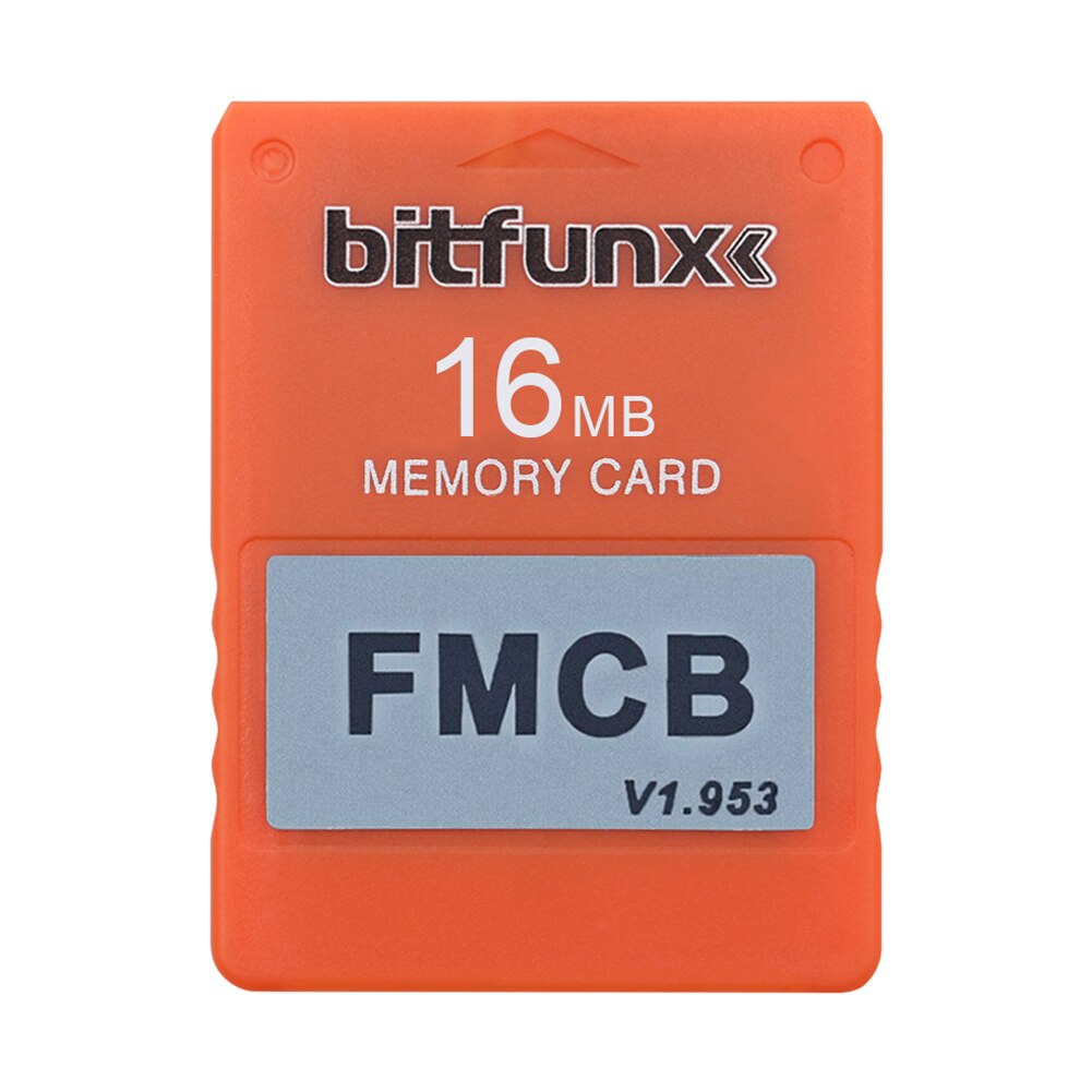 Memory Card Game Consolas Accessories Game Memory Card for Sony PS2 Playstation 2 FMCB McBoot Free MC Boot v1.953: Orange 16MB