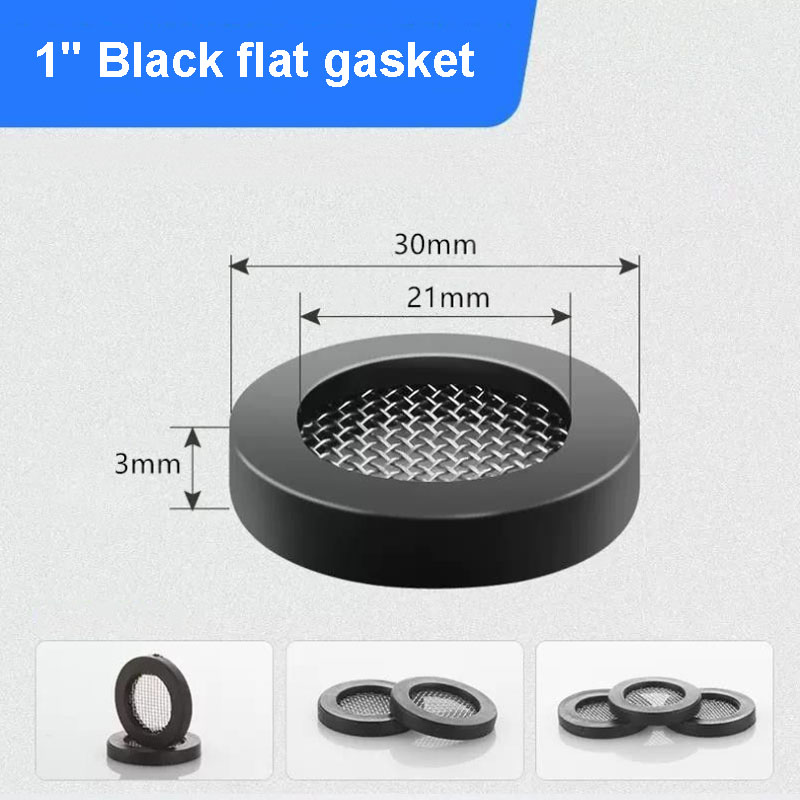 5 Stuks 1/2 "3/4" O-Ring Afdichting Slang Pakking Rubberen Ring met Filter Netto voor Kraan Grommet Rubberen Pakking Filter Wasmachine Gootsteenzeefje