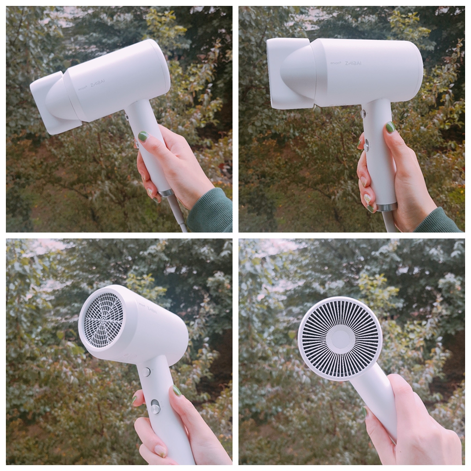 Original Xiaomi Zhibai Anion Hair Dryer Mini Portable 1800W Quick-drying Light Mi Blow Dryer Hair Tools for Travel Home Hotel