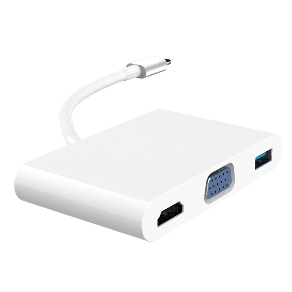 5 in 1 type-c hub hdmi usb 2.0 usb 3.0 pd type-c dataadapter til stationær bærbar usb 3.0 højhastighedsporte type-c