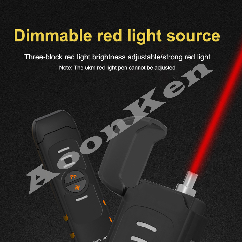 G10 Optical Power Meter with 5-30Mw Visual Fault Locator Fiber Optic Power Meter With Flash Light OPM Fiber Optic Red Light Pen