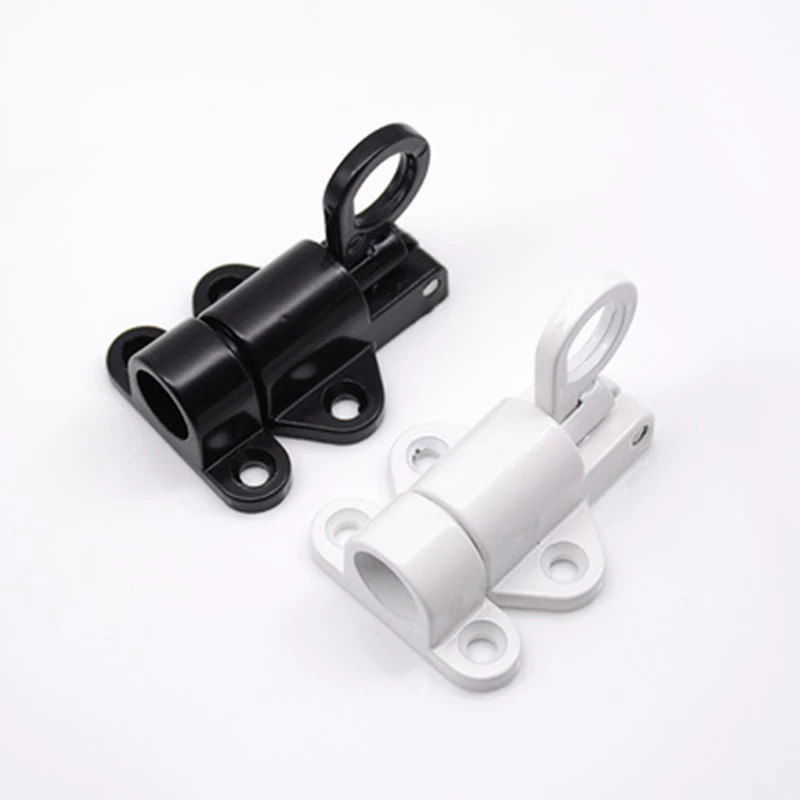 Automatischer Türriegelriegel für Zuhause, Fenster, Tor, Sicherheit, Zugring, Feder, prallen, Türriegel, automatisches Riegelschloss, Türriegel aus Aluminium