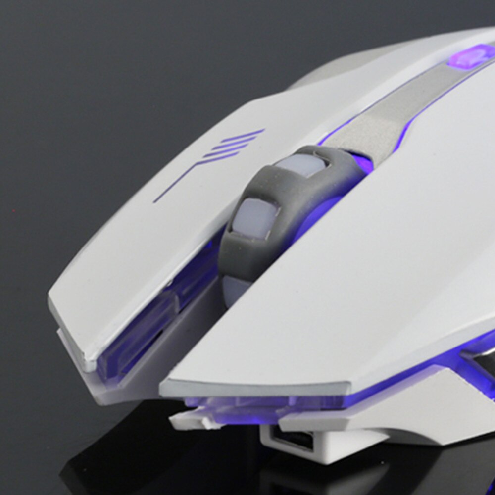 Rechargeable X7 Wireless Silent LED Backlit USB Optical Ergonomic Gaming Mouse USB Wireless Mouse Computer Bluetooth Mouse Mice