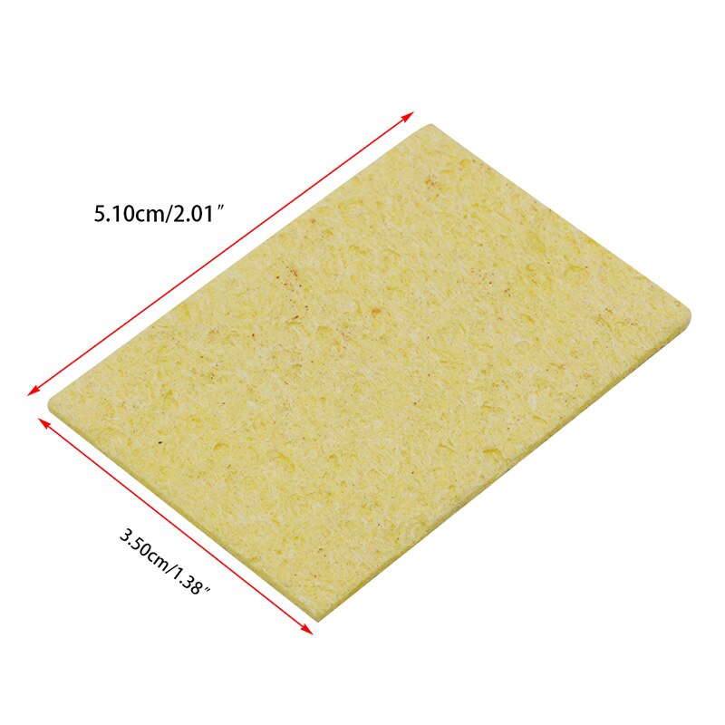 10pcs Electric Welding Soldering Iron Sponge Cleaning Cleaner Pads