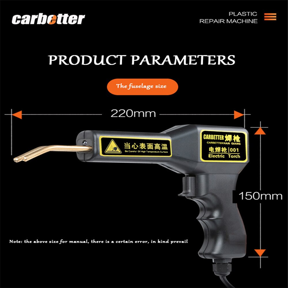 Portable plastic welding machine semi-auto welding machine garage tool PVC stainless steel staple repair machine welding tool