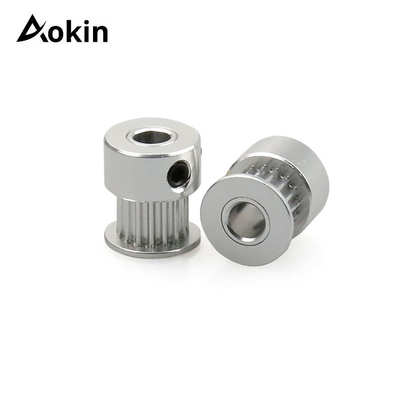 3d printerdele  gt2 tandremskive 16 tand 2gt 20 tænder aluminiumsboring 5mm 8mm synkrone hjul geardel til bredde 6mm 10mm