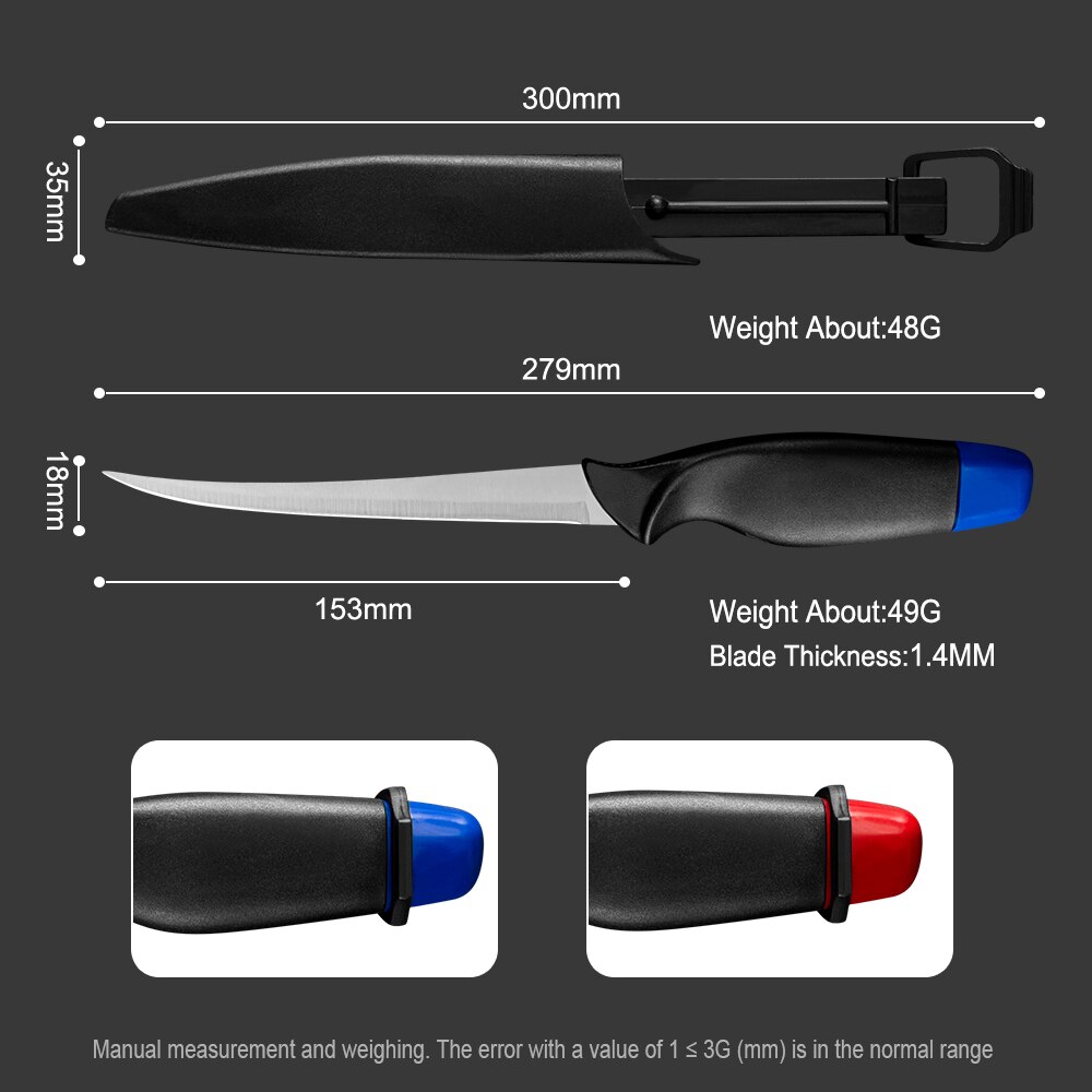 XYj couteau de cuisine en acier inoxydable 6 ''pouces, rouge bleu couleur poisson Sushi Sashimi couteau alimentaire de Style japonais, outils de cuisine gaine