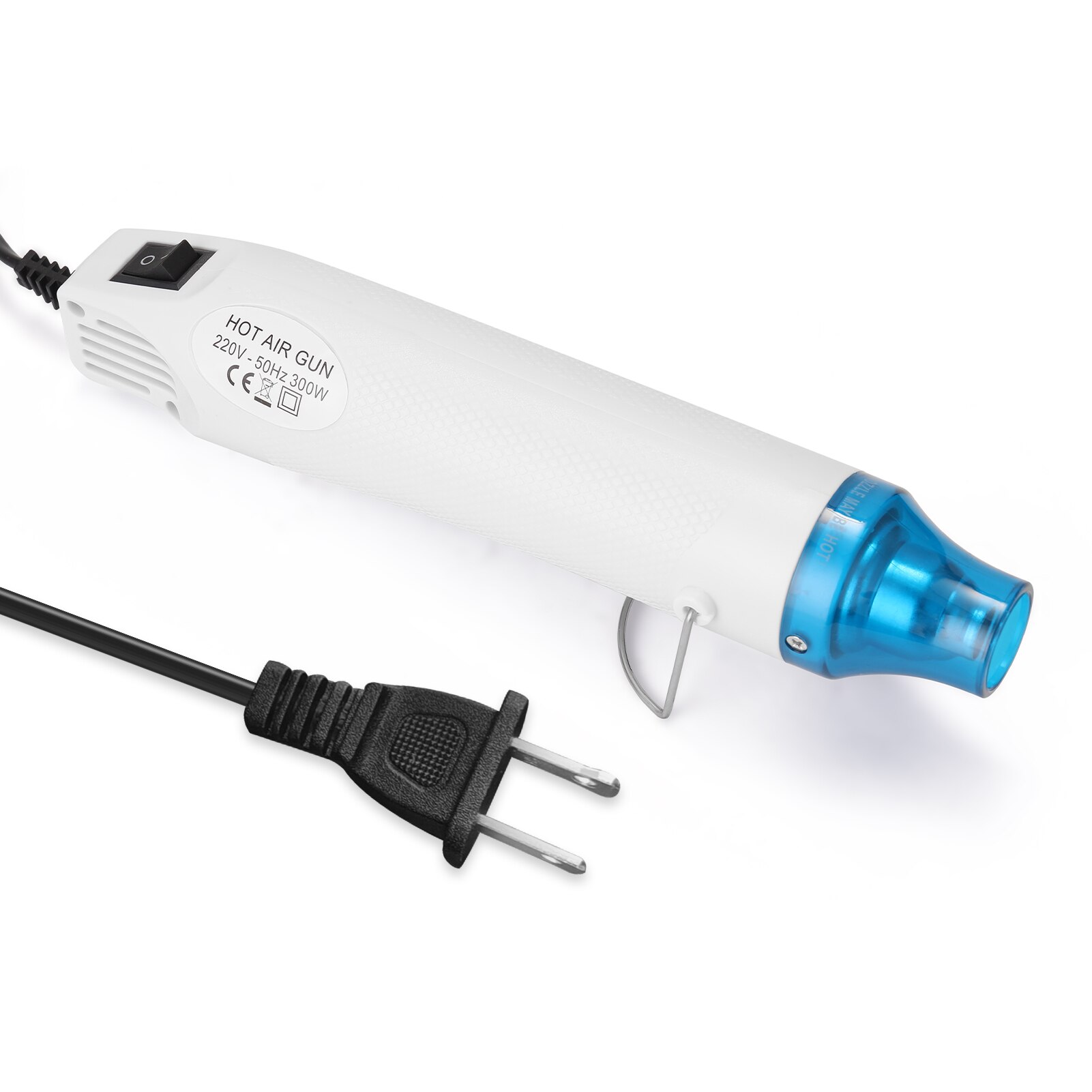 Diy Air Machine Diy Gebruik Van Warmte Machine Met Ondersteunende Beugel Elektrische Air Power Tool Krimpen Kunststoffen Diy Gereedschap: US plug white