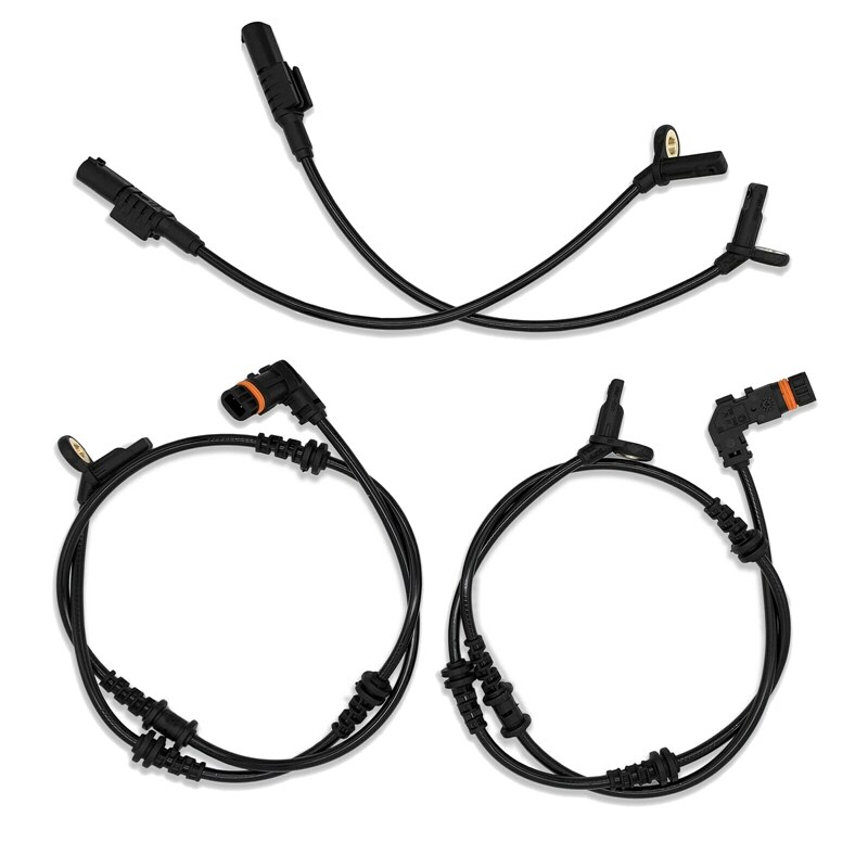 SET(4Pcs) Front Rear ABS Wheel Speed Sensor for Mercedes-Benz W164 ML350 ML320 GL350 GL450 R350 1645400717+1645400917: Default Title