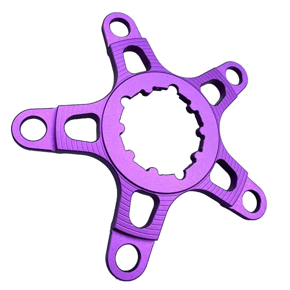 Direct Mount Kettingblad Converter Spider 104 110 130 BCD 4 5 Bolt Crank Arm Kettingwiel Adapter MTB Racefiets Vouwfiets onderdelen: Light Grey