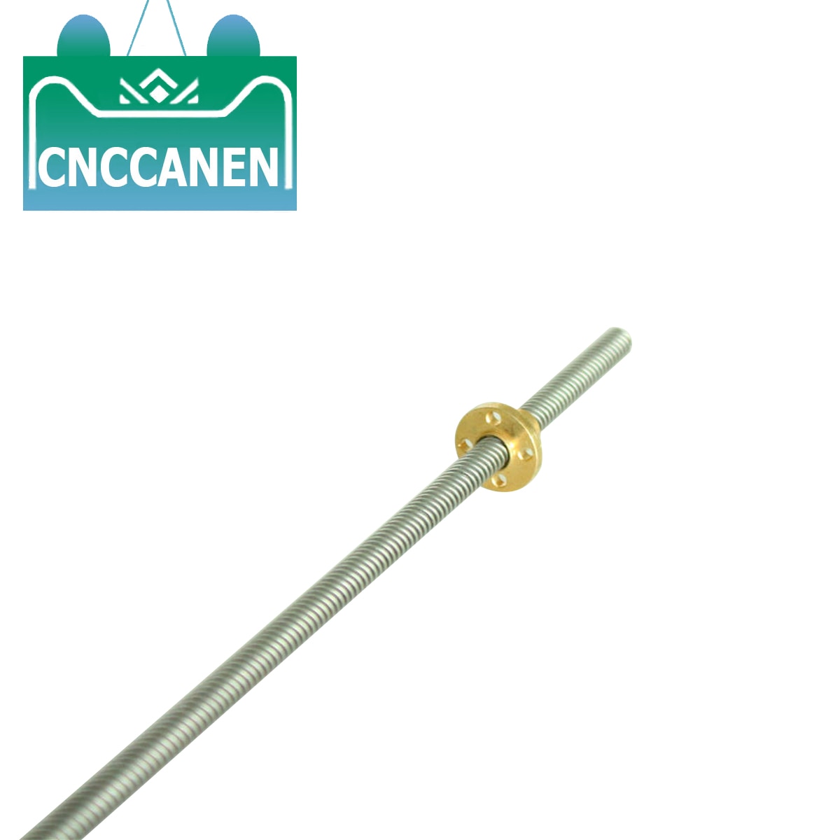 T16 Lead Screw 3D Printer 100mm~1000mm Picth 4mm Lead 4mm + Brass Nut