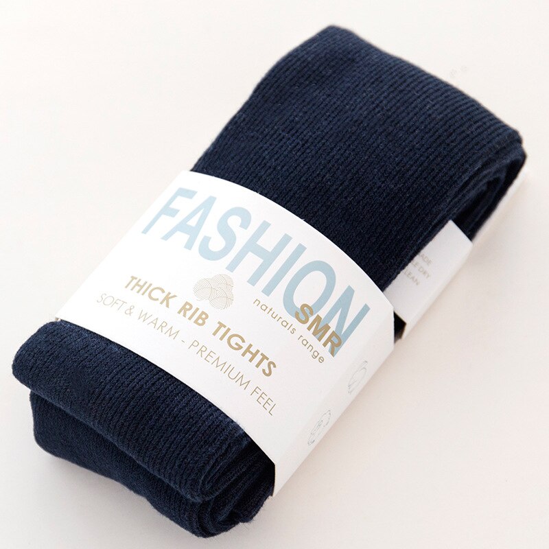 Verdicken warm Twist Gestreiften Frau strumpfhosen Herbst Winter Strumpfhosen Baumwolle gestrickte strümpfe Multi farben Collant Femme Strumpfhose: Muster2Marine / DesignA-lian