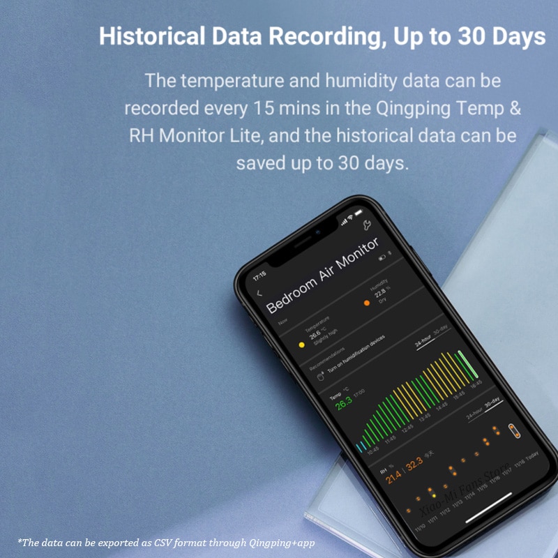 Xiaomi cleargrass qingping bluetooth-termometer hygrometer temperaturfuktighetssensor för apple siri homekit / mi mijia app hem