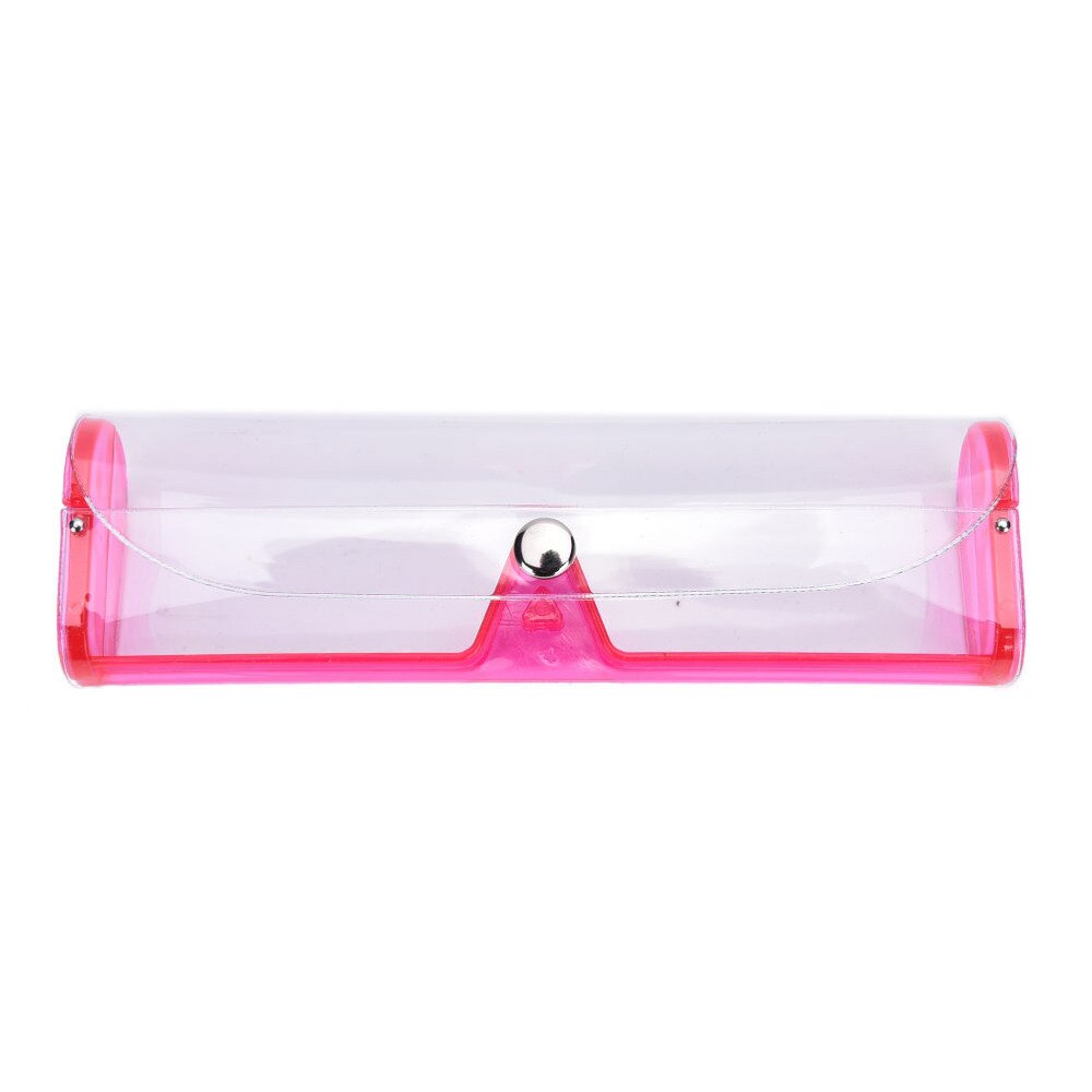 Transparent reading glasses case plastic eyeglass case for myopic lens multicolour eyewear case PVC glasses box 6 Colors