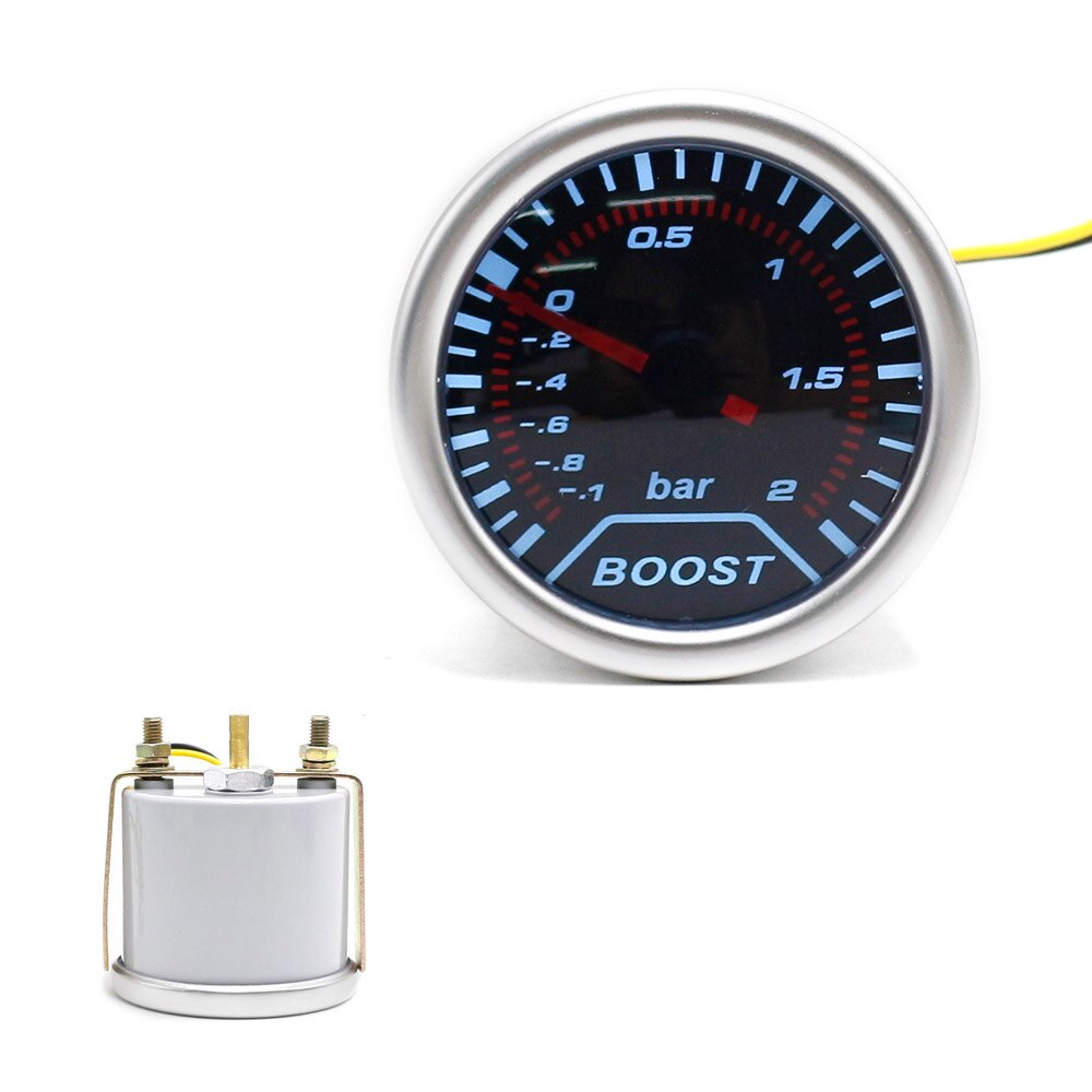 2 "52mm Car Turbo Boost Gauge-1 2Bar + Adjustable Turbo Boost Automatic Controller Kit 1-30 PSI