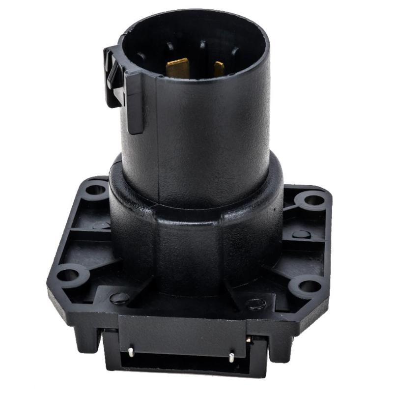 Vehicle-Side Trailer Socket 7 Way RV Blade Style Adapter Connector