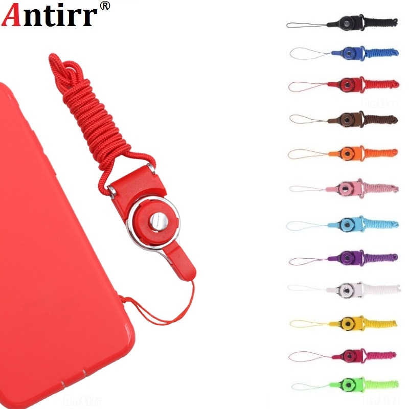 Cell Phone Neck Chain Straps Camera Sling rotatable Mobile Keychain Hang Rope Lariat decorative ribbon For iPhone Xiaomi Huawei