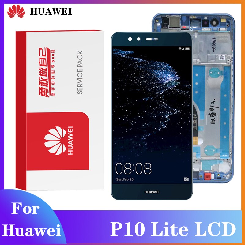 Pantalla LCD Original para Huawei P10 Lite MONTAJE DE digitalizador, pantalla táctil, aplicar a Huawei P10 Lite, LX1/LX1A