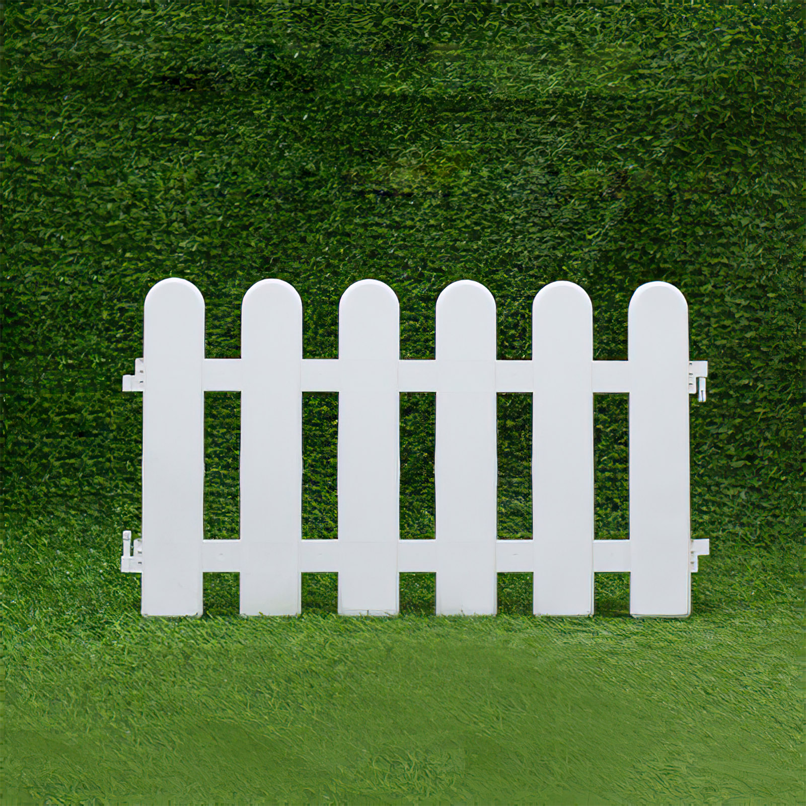 Piquet de jardin en plastique détachable, 5 pièces, décor de mariage, blanc, pour jardin, balcon, aménagement paysager, décoration d&#39;extérieur