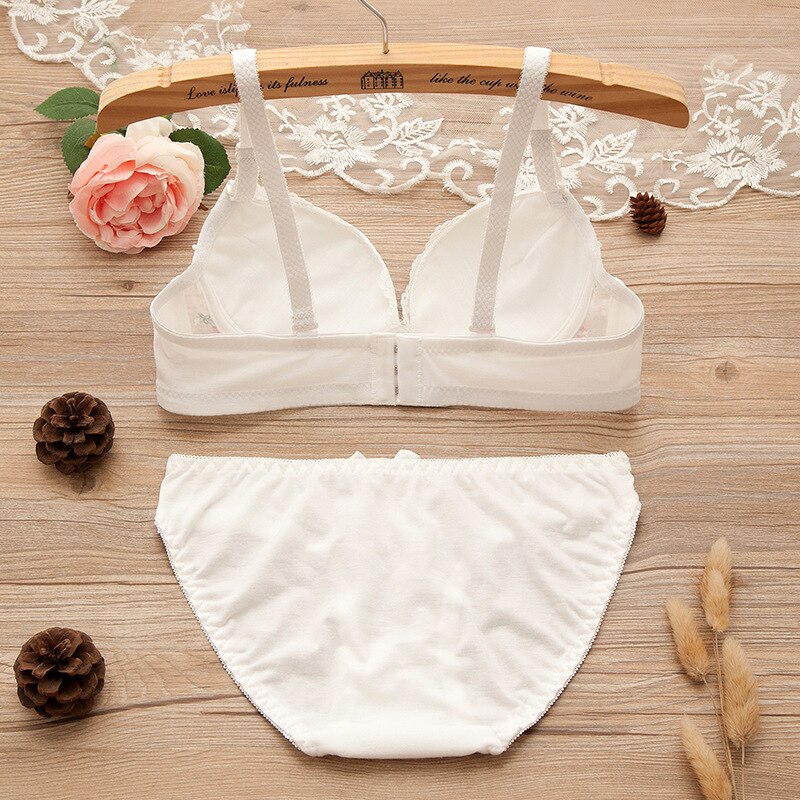 Tiener Ondergoed Jonge Tieners In Lingerie Jong Meisjes Bh En Slipje Sets Kinderen Beha Kleine Maat 12/14/15 Jaar oude Kleding Kind