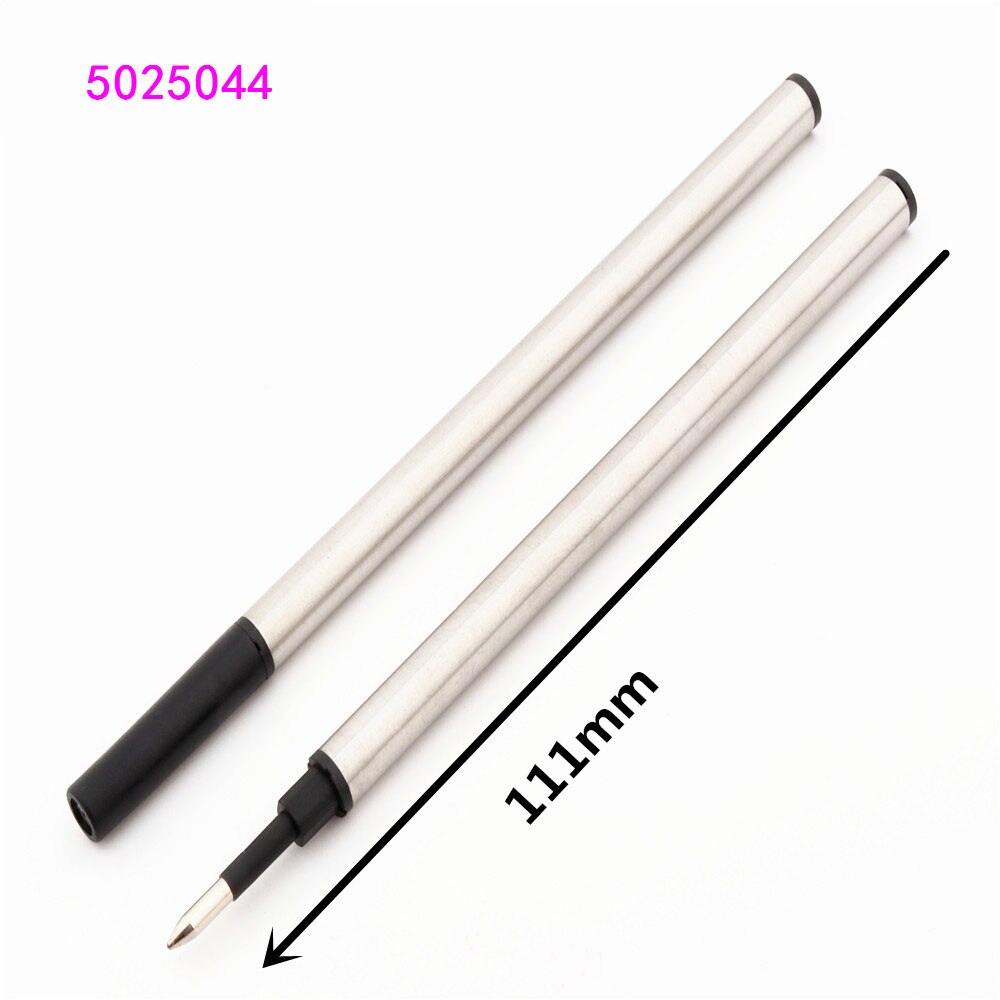 Luxury Jinhao Advanced pen School student office Medium Nib Rollerball pen: 2pcs ink Black
