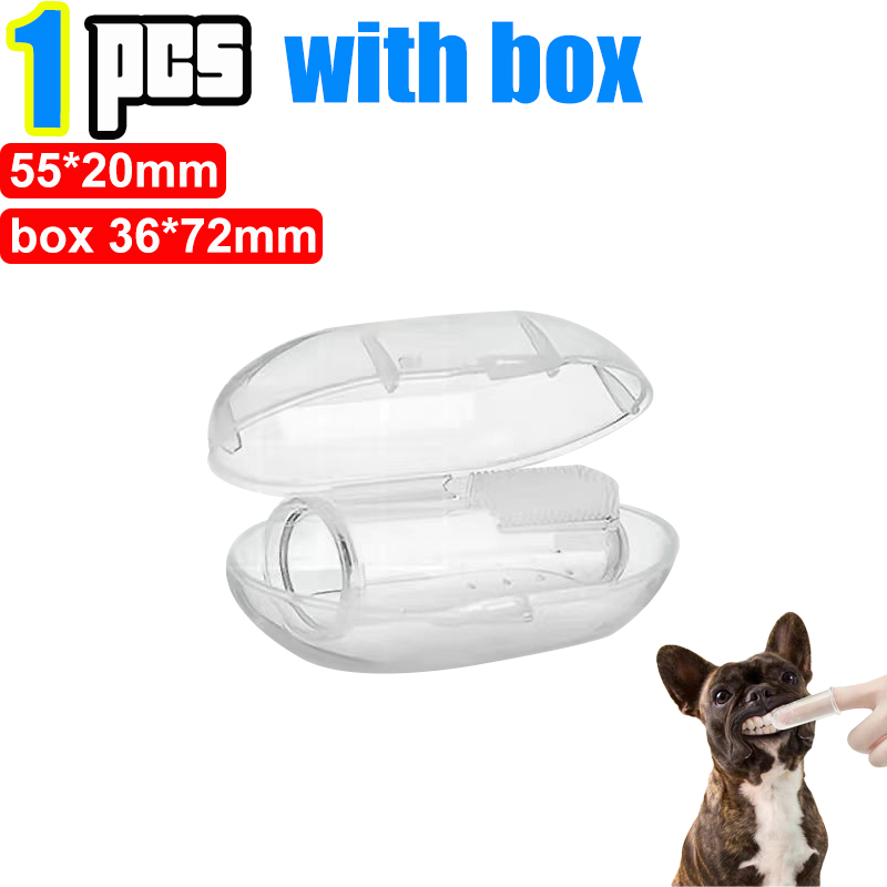 Silikon Weiche Haustier Finger Manschette Zahnbürsten Hund Pinsel Mundgeruch Zahnstein Zähne Pflege Werkzeug Katze Reinigung Peeling Silicagel Haustier Liefert: Licht Gelb