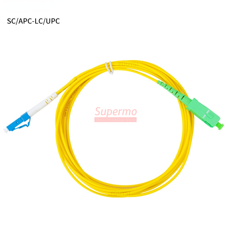 10PCS Simplex SC/APC-LC/UPC Fiber Optic Patch Cord Cable 1m/2m/3m/5m/10m Fiber Optic Jumper Cable 2.0mm