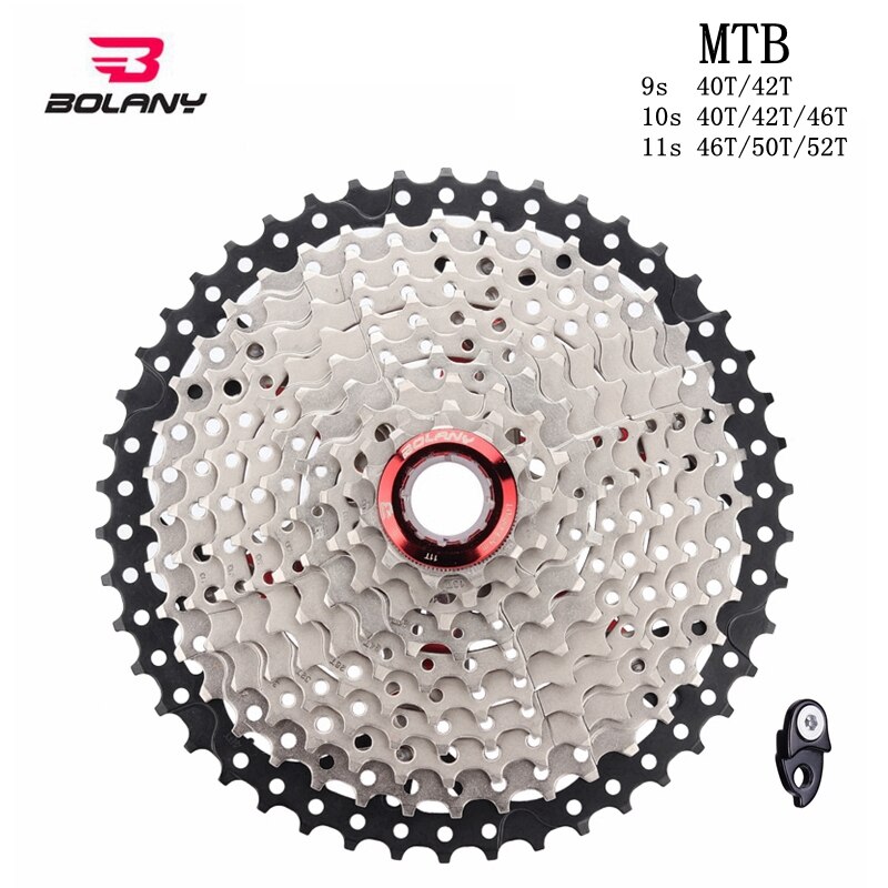 Bolany fietscassette 9 10 11 speed mtb fiets freewheel 11-40t/11-42t / 11-46t / 11-50t / 11-52t voor alivio / deore / slx / xt