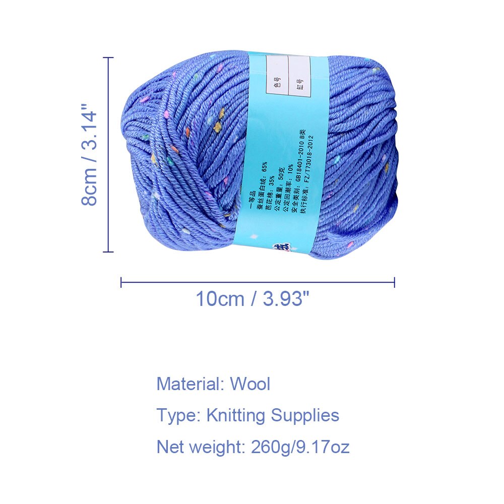 Hand Knitting Knicker Yarn Crochet Knitwear Wool DIY Hand Knitting Supplies Soft Scarf Hat Yarn Knitwear Wool Soft Warm Kid